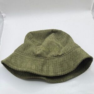 O'Neill Khaki Green Corduroy Bucket Hat Cap